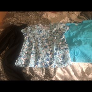 Scrub tops and bottoms